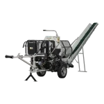 LUMAG SSA400G | Benzin-Sägespaltmaschine mit Fördenband