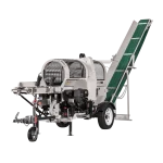 LUMAG SSA-400Z-HPRO/S | Zapfwellen-Sägespaltmaschine mit Fördenband & Zuführförderband