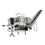 LUMAG SSA400Z | Zapfwellen-Sägespaltmaschine mit Fördenband